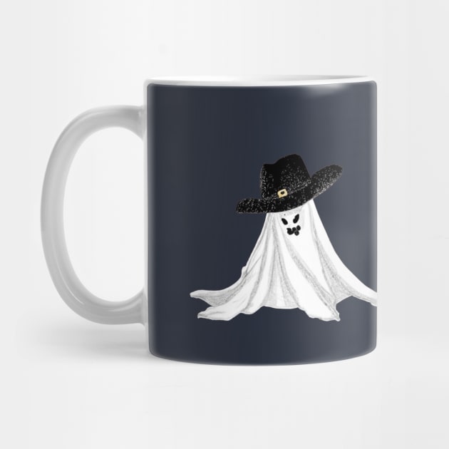 Spooky Cowboy Ghost by Rishirt